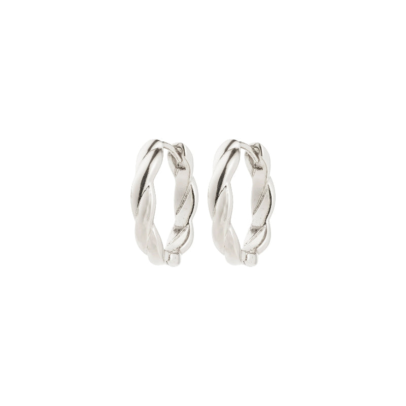Declan Recycled Earrings - Silver Plated