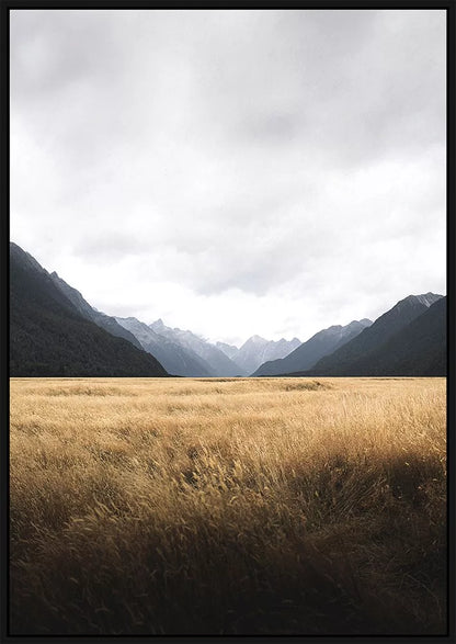 SOUTHERN VALLEYS CANVAS BLACK FRAME 80X120CM