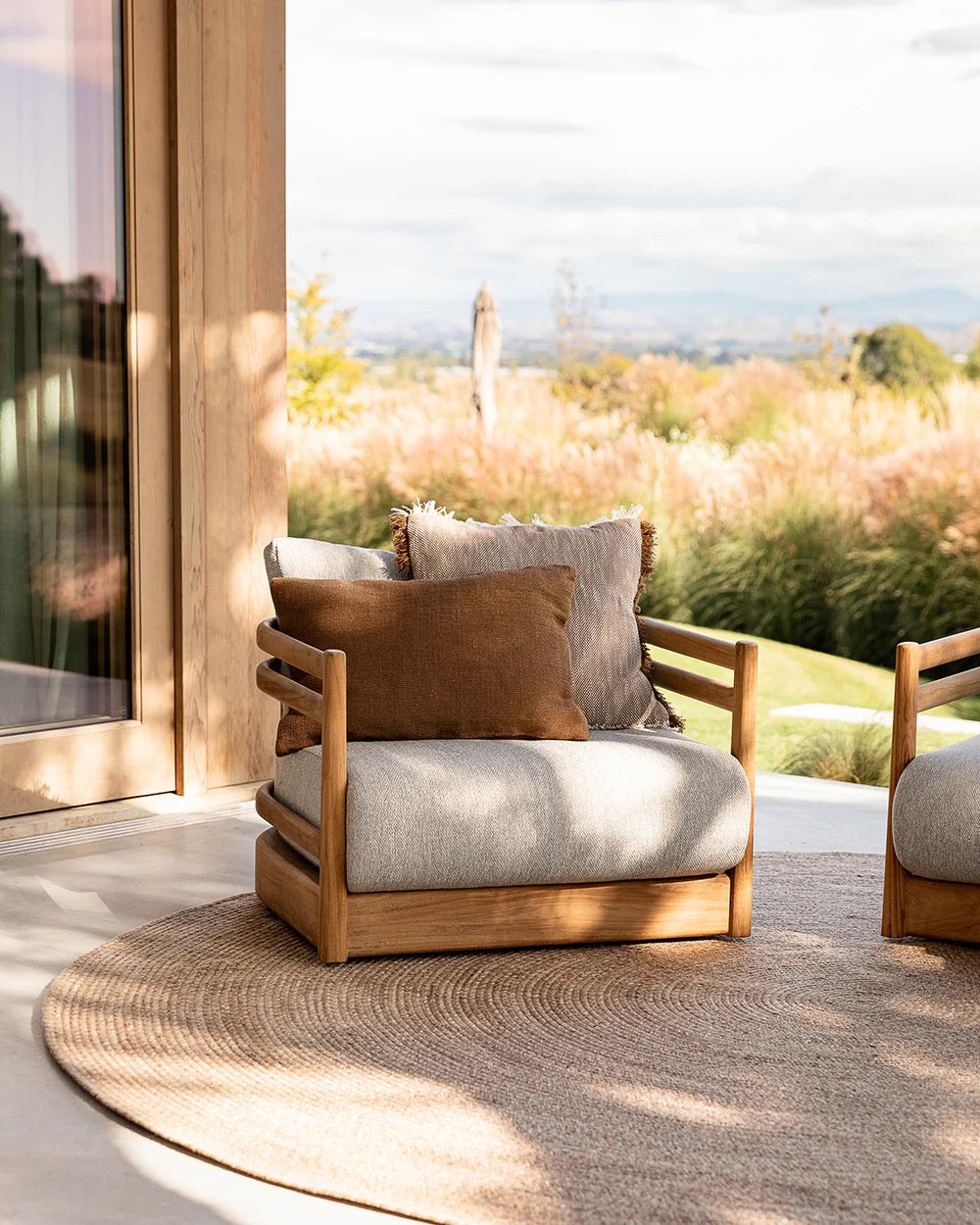 Caspian Cushion - Tobacco