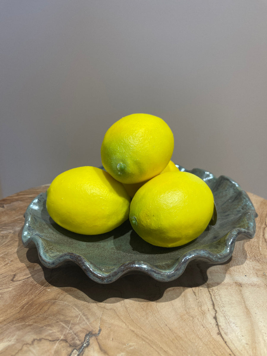 Magnolia Lane - Ruffled Bowl Green