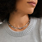 Harrison Recycled Necklace - Silver Plated