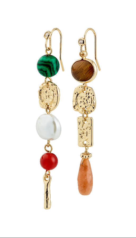 Sense Earrings - Gold Plated/Multi