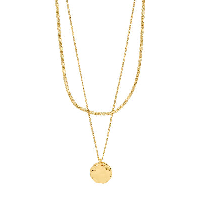 Declan Recycled Necklace - Gold Plated
