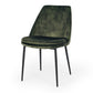 Sally Dining Chair Velvet Moss Green - Preorder