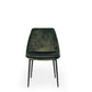 Sally Dining Chair Velvet Moss Green - Preorder