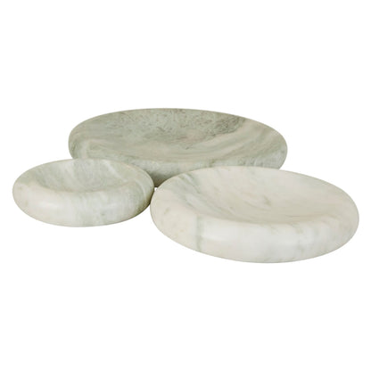 Rufus Indra Medium Shallow Bowl - Green Onyx Marble