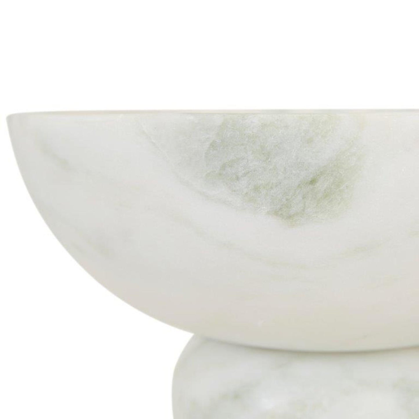 Rufus Indra Goblet Bowl - Green Onyx Marble