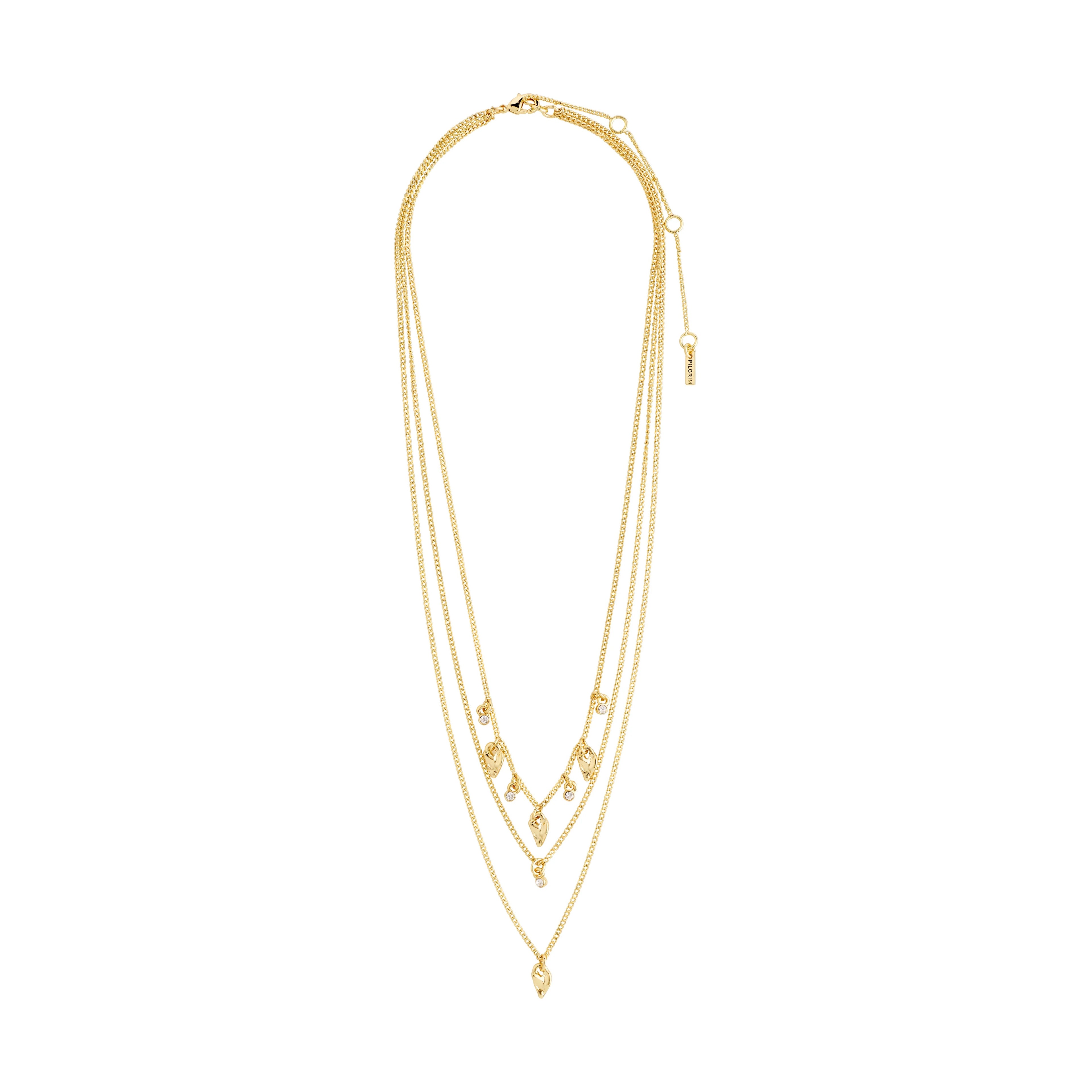 Zhuri Recycled Necklace 2-in-1 Set - Gold Plated
