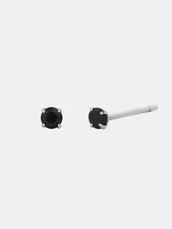 Sophie Store Mini Rock Stud Earrings - Black