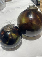Hanging Glass Ball - Dark Tort - Small