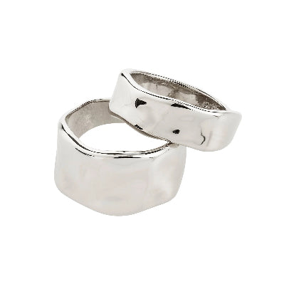 Ember rings 2n1 Set - Silver Plated