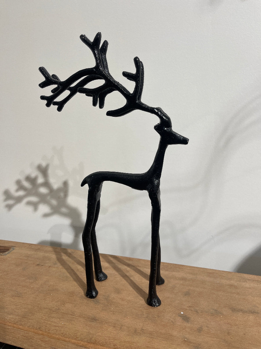 Metal Reindeer - Black