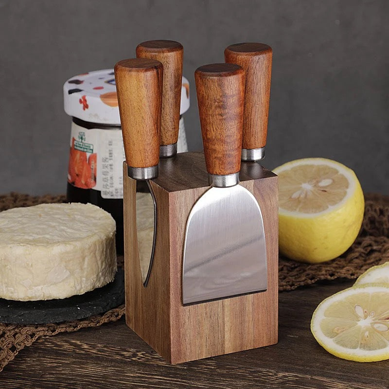 Cheese Knife Block