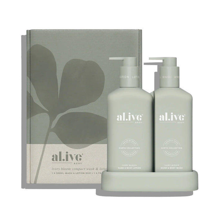 Alive Body Compact Bathroom Duo - Ivory Bloom
