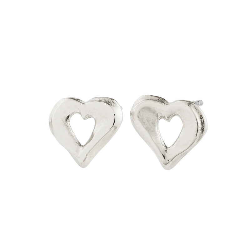 Iris Earrings - Silver Plated