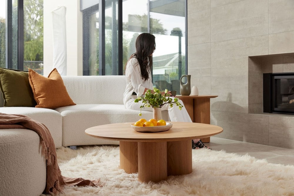 Side Table - Black Oak