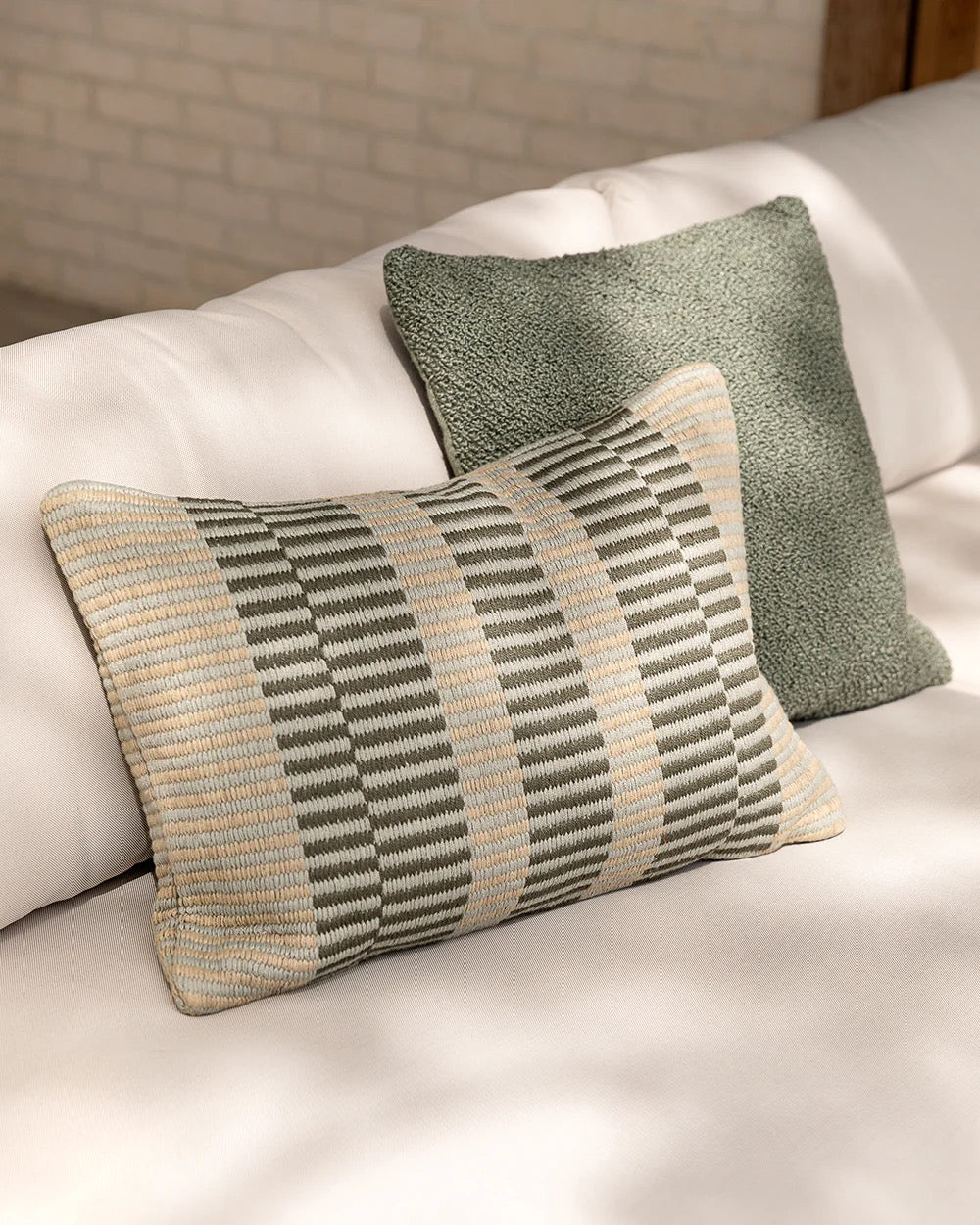 Piper Cushion - Eucalyptus