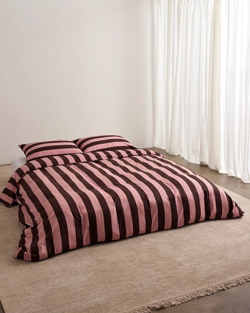 Pillowcase Pair - Rocky Road Stripes