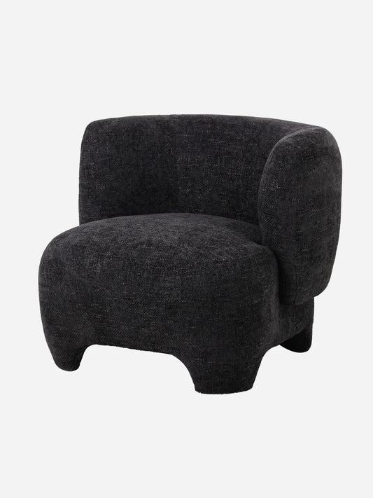 OLLIE OCCASSIONAL CHAIR - CHARCOAL