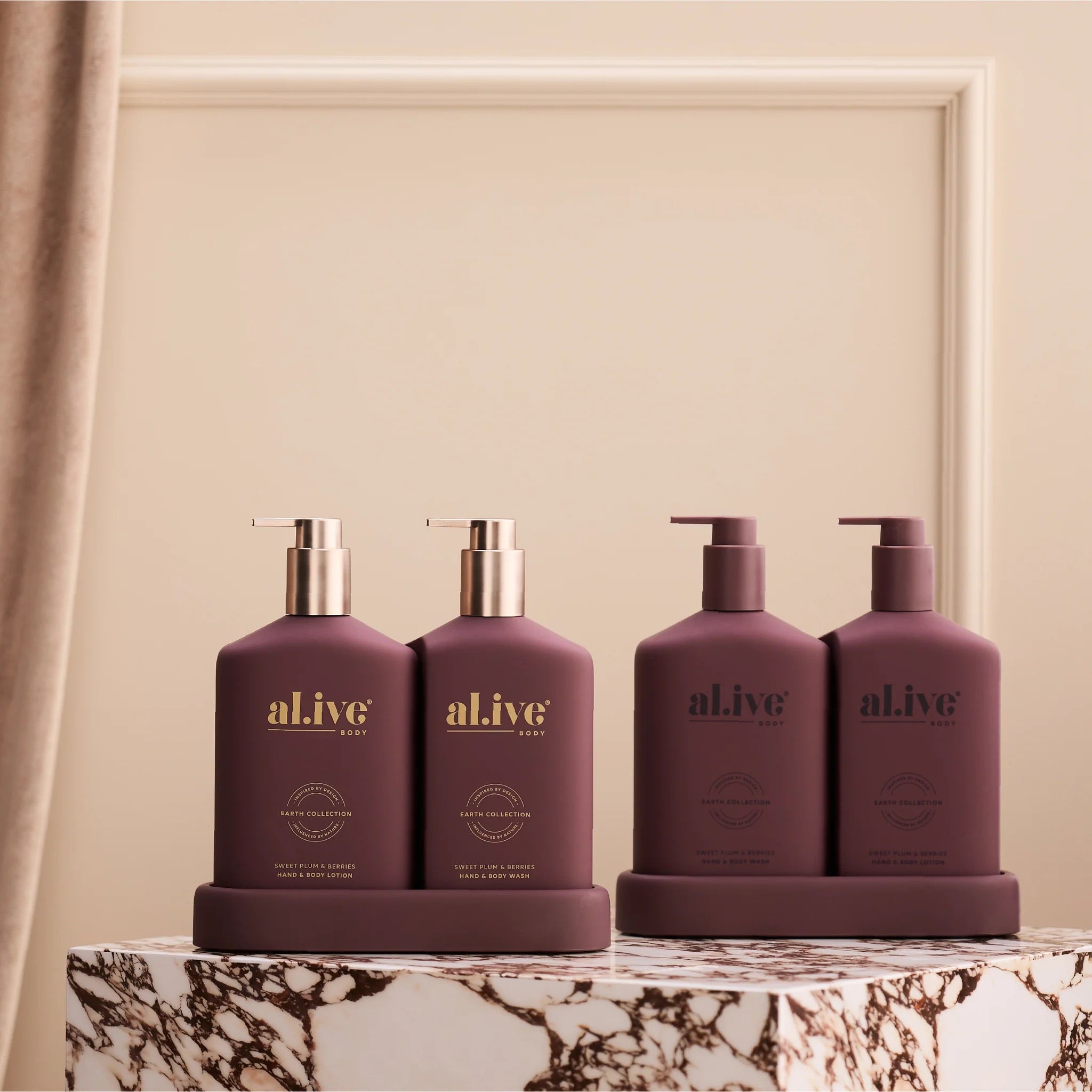 Alive Body Transformative Wash & Lotion Duo Set - Sweet Plum & Berries