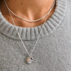 Declan Recycled Necklace - Silver Plated