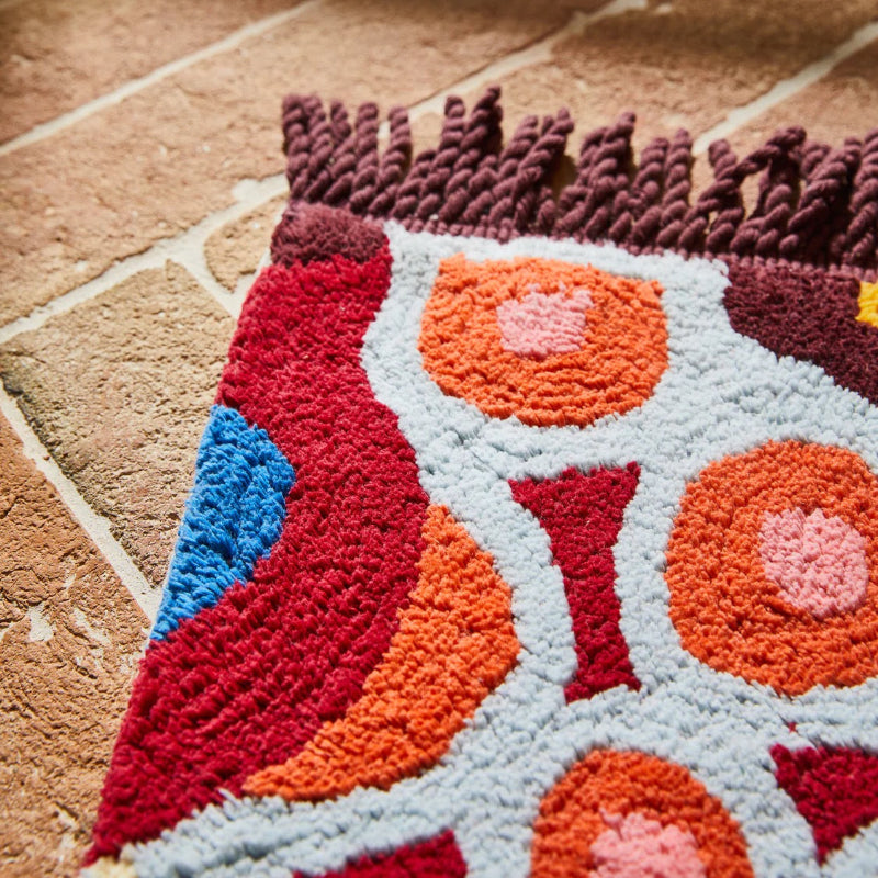 Sage and Clare - Cora Bath Runner - Garnet