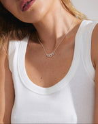 Wrenley Recycled Necklace - Silver Plated