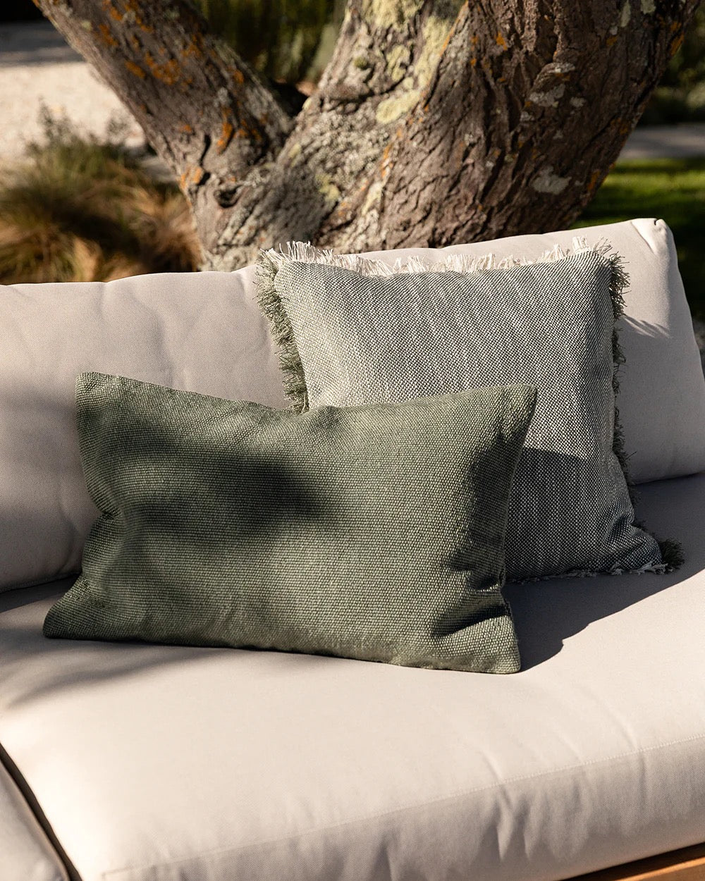 Caspian Cushion - Eucalyptus