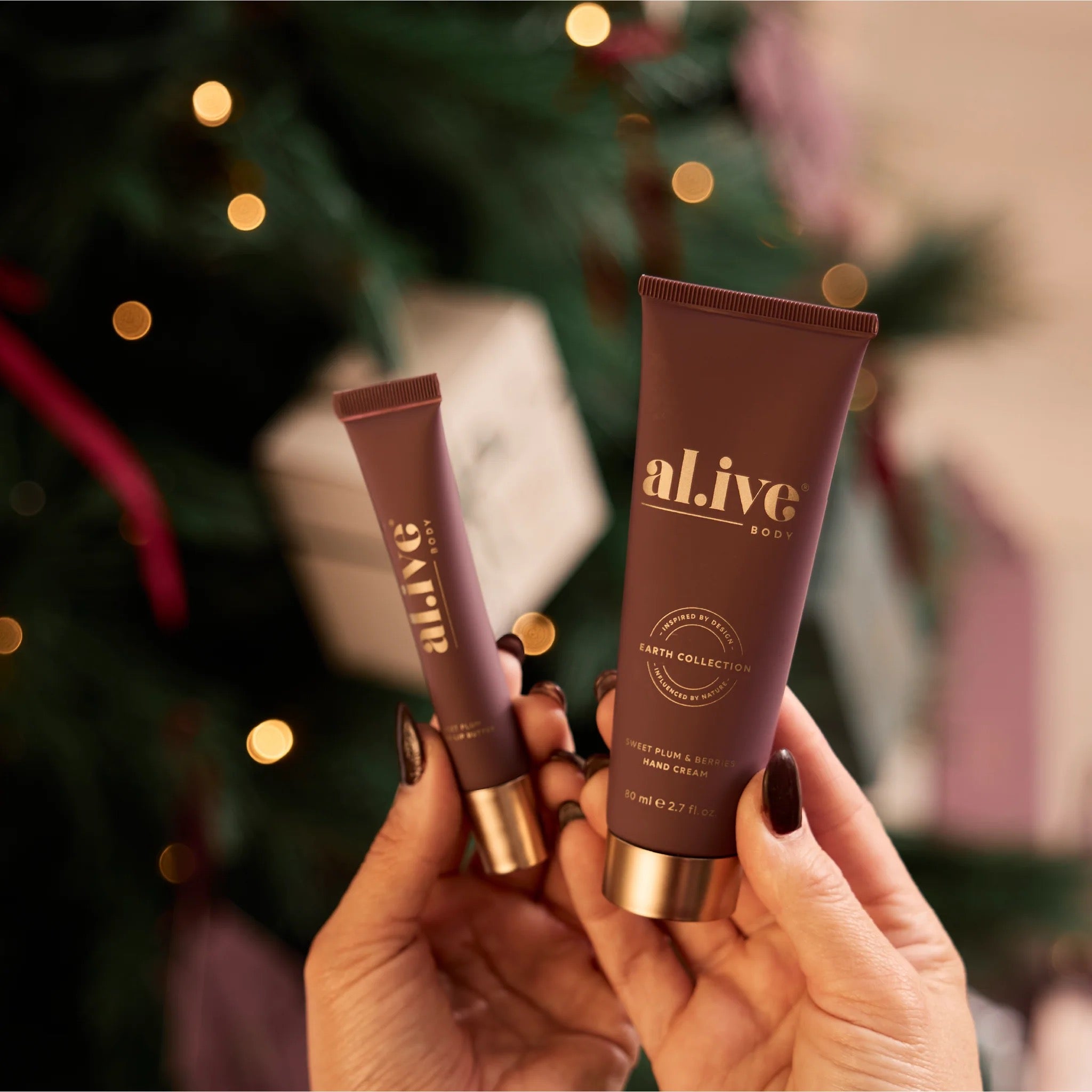 Alive Body - Hand & Lip Gift Set - Sweet Plum & Berries