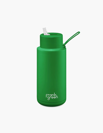 Frank Green Ceramic Reusable Bottle 34oz Straw Lid