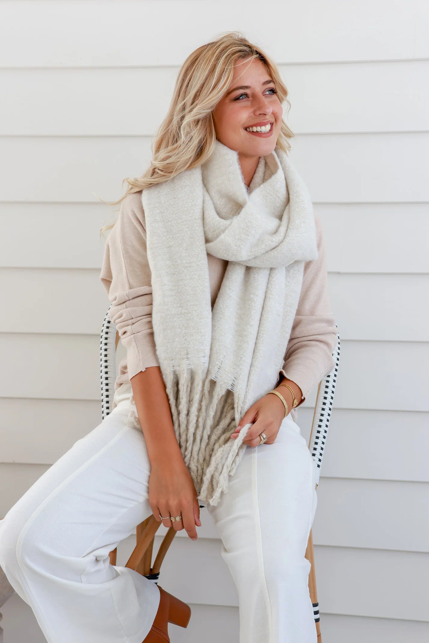 Cosy Scarf - Soft Cream