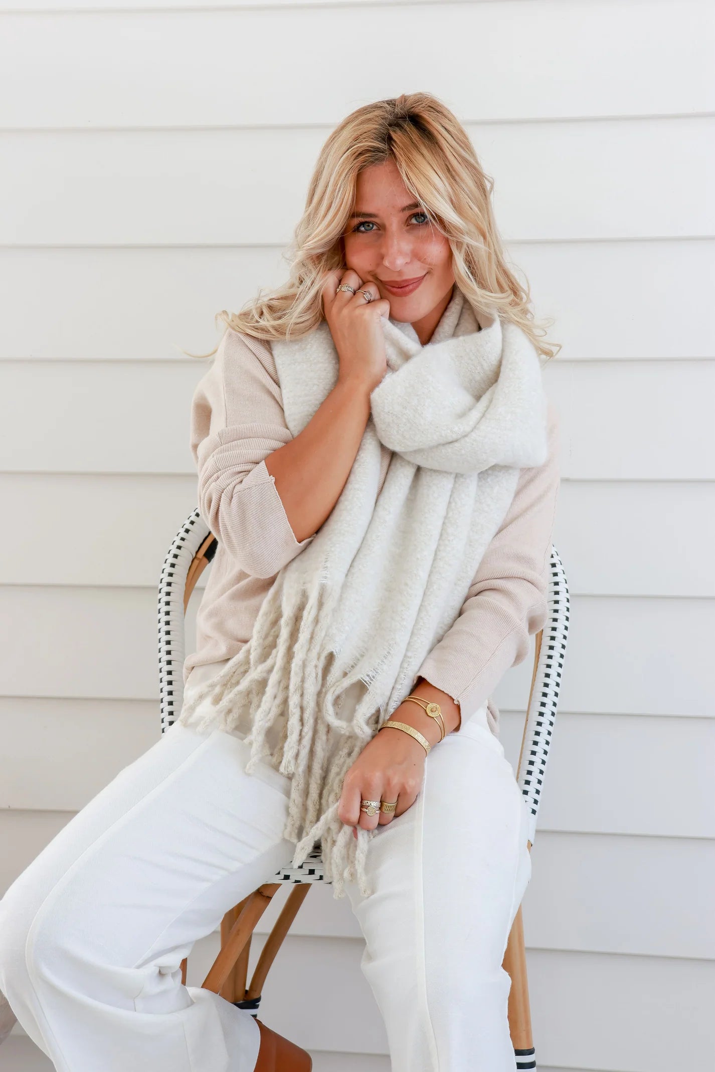 Cosy Scarf - Soft Cream