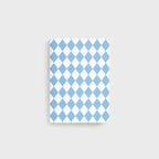 Father Rabbit | B7 Pocket Notebook | Blue Diamonds