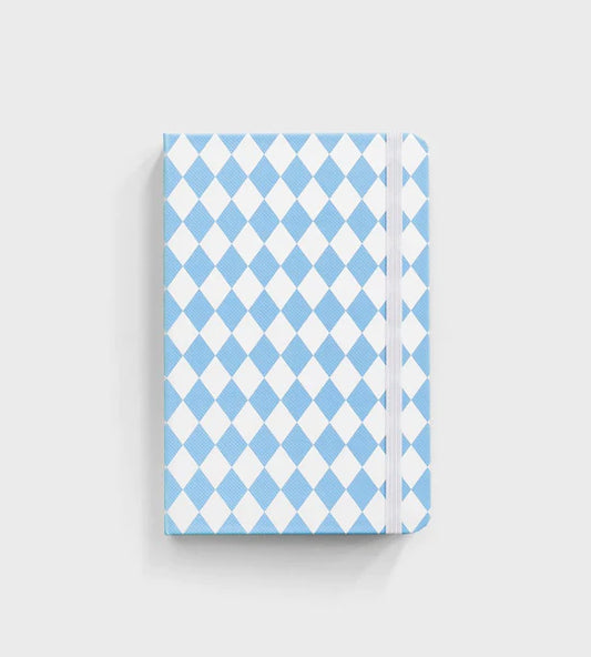 Father Rabbit | Hardcover Notebook | Blue Diamonds
