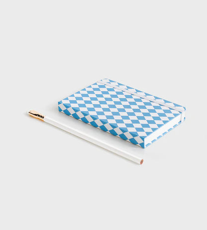 Father Rabbit | Hardcover Notebook | Blue Diamonds