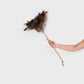 FLORENCE OSTRICH FEATHER DUSTER | BEIGE CUFF