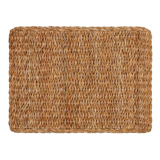 Handcrafted rectangle seagrass placemat