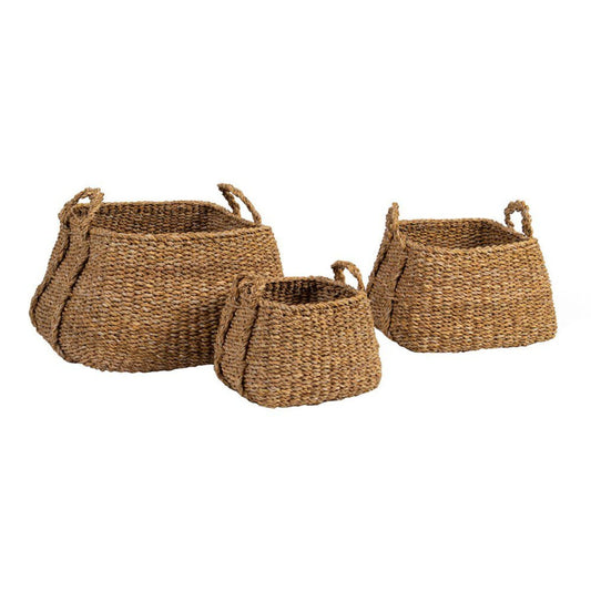 SEAGRASS BASKETS SQUARE S/3