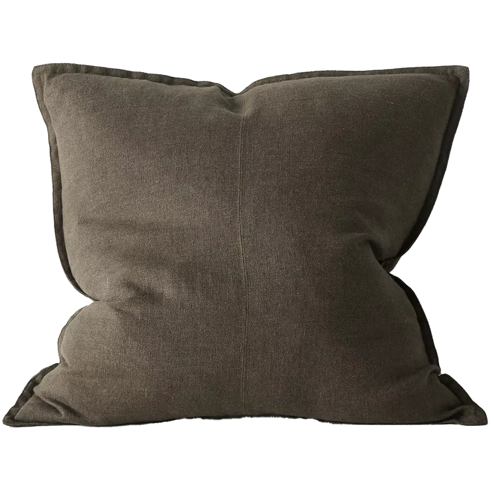 COMO LINEN CUSHION - Spruce  50 x 50cm