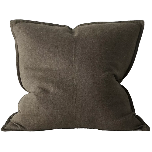 COMO LINEN CUSHION - Spruce  50 x 50cm