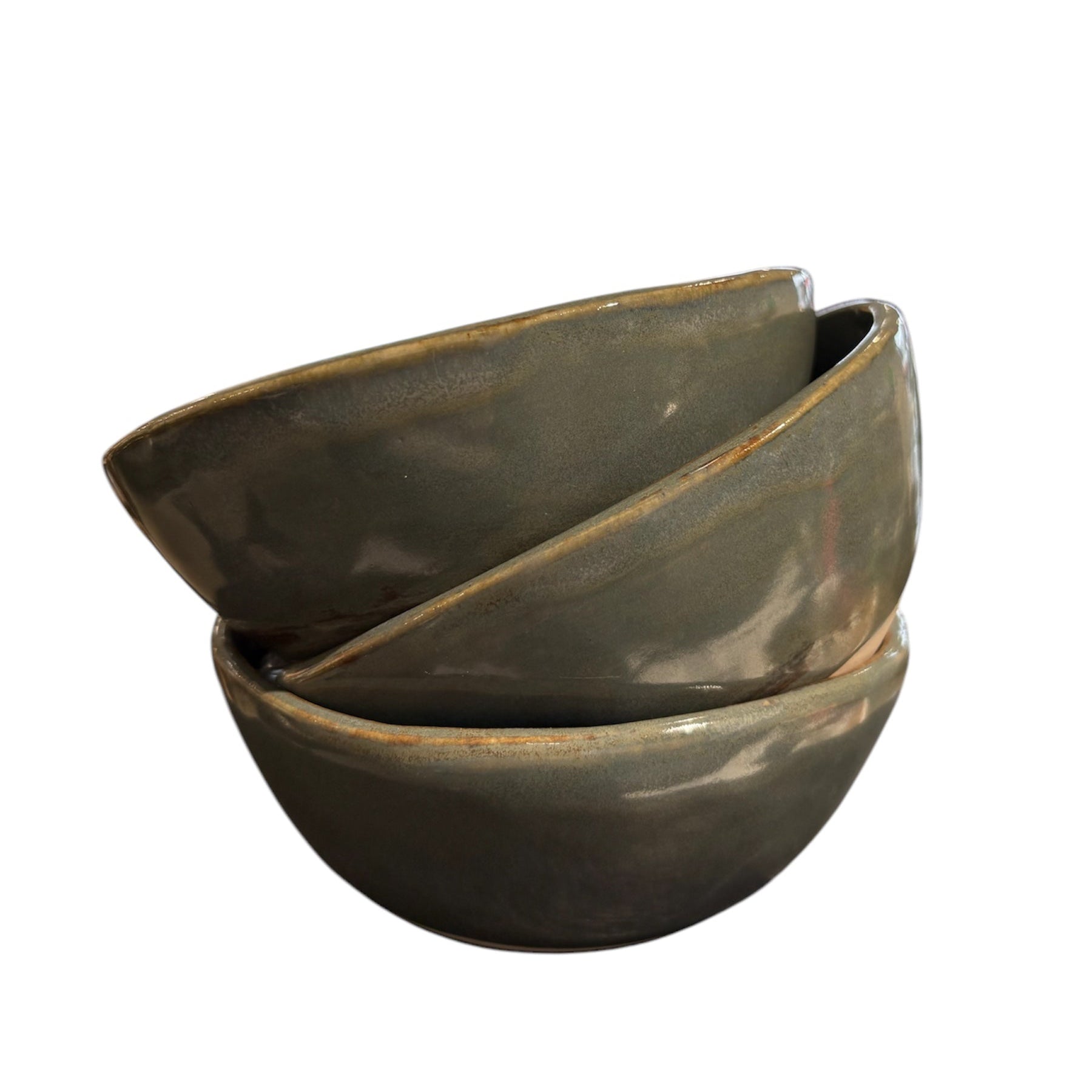 Magnolia Lane Cereal Bowls (Green)