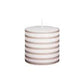 Pillar Candle - Taupe Stripe