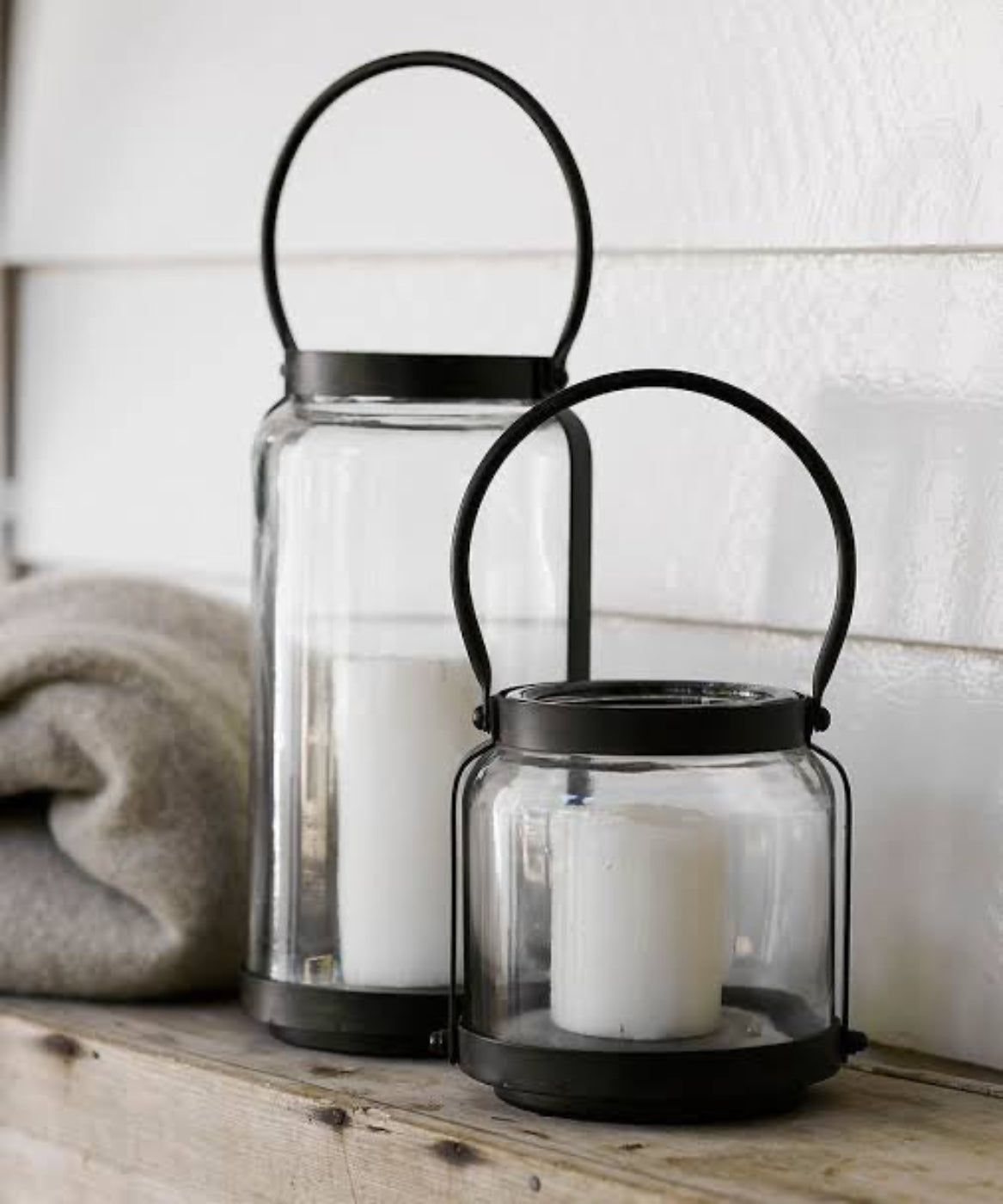 French Country Cabin Lantern Short