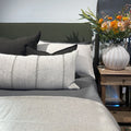 Piped Edge Headboard | Olive King/Super King - pre order
