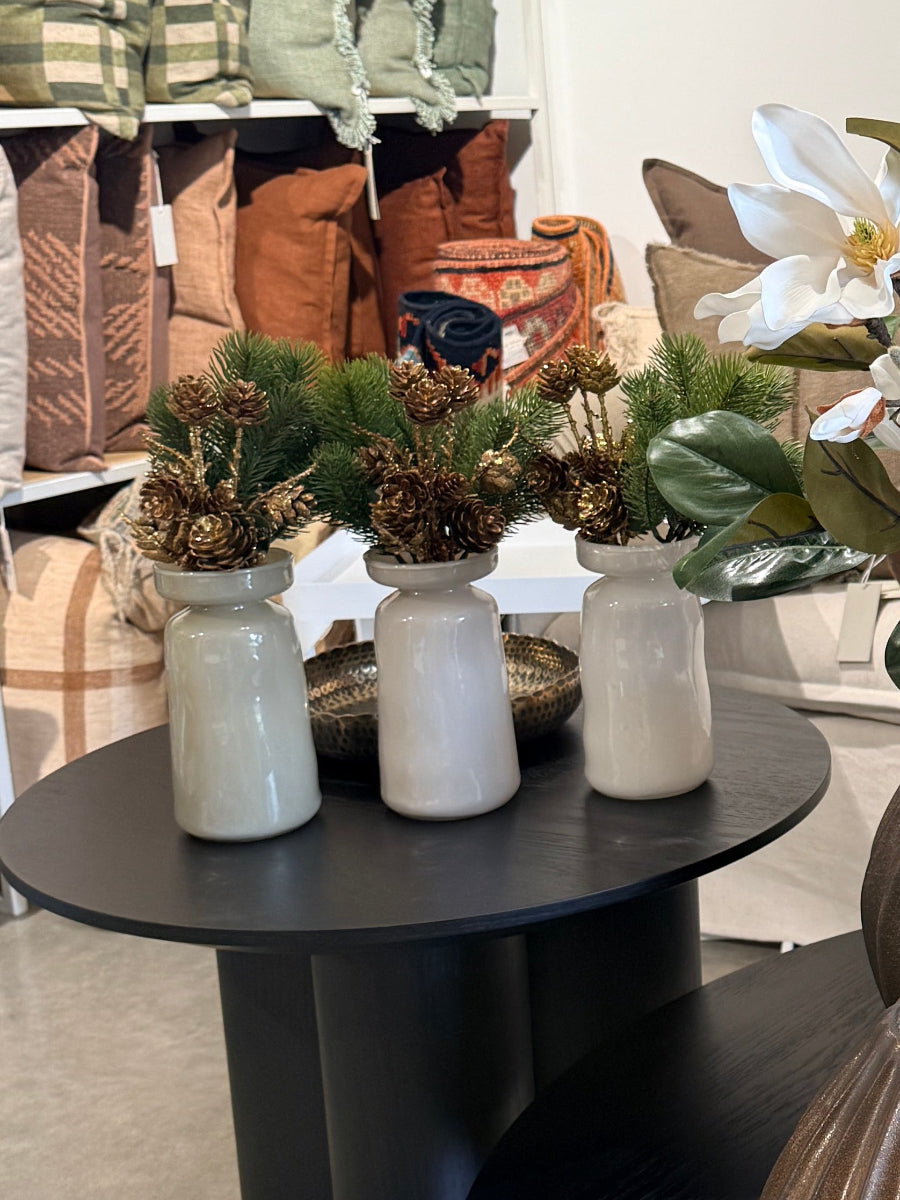 Pinecone Bundle x3 Gold 29cm