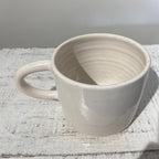 Magnolia Lane White Handle Mug