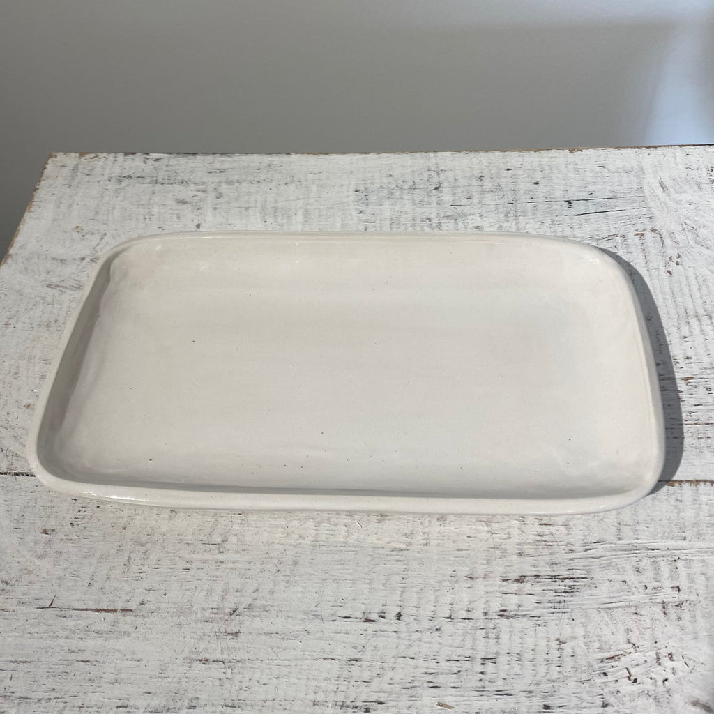 Magnolia Lane White Platter - large