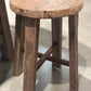 Teak Round Stool Natural 45cm