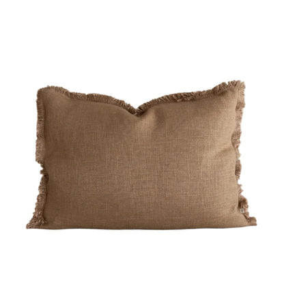Dover Cushion with Feather Inner - Tan 40x60cm
