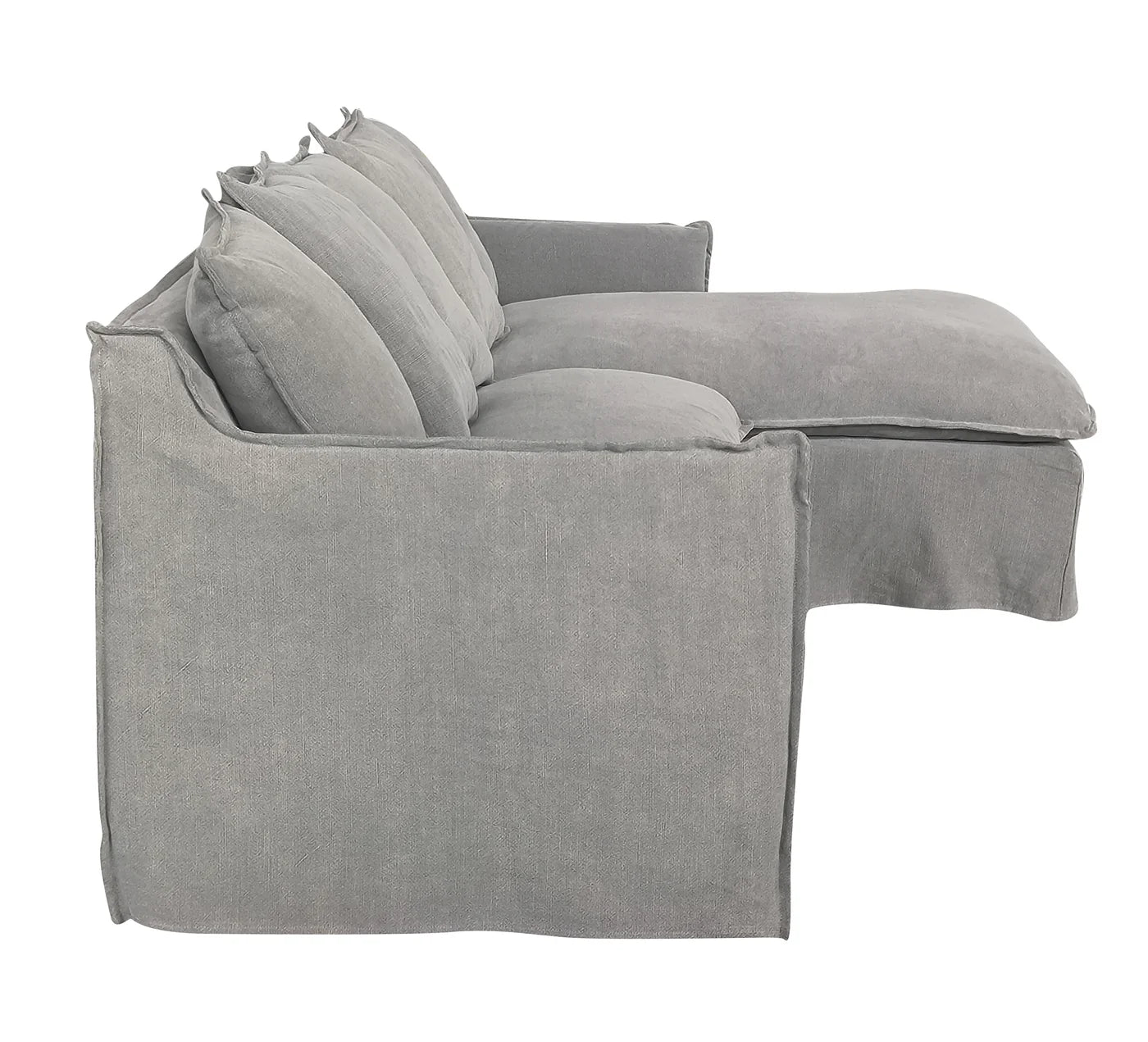 CHAISE LOUNGE LEFT OR RIGHT GREY